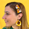 Order of the Pug Hair Clips Set - 2 Piece  -  Erstwilder  -  Quirky Resin and Enamel Accessories