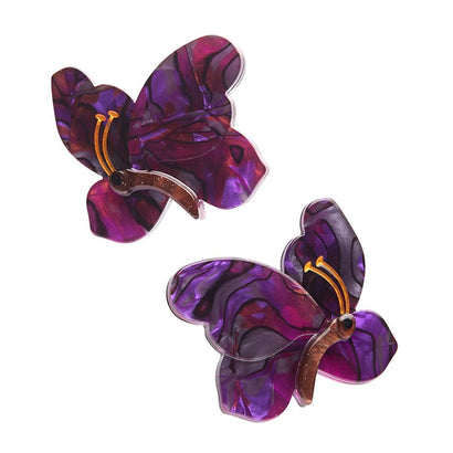 Child of the Air Hair Clips Set - 2 Piece  -  Erstwilder  -  Quirky Resin and Enamel Accessories