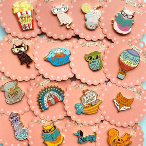 Erstwilder Don't Give a Hoot Enamel Pin EP0117-4043