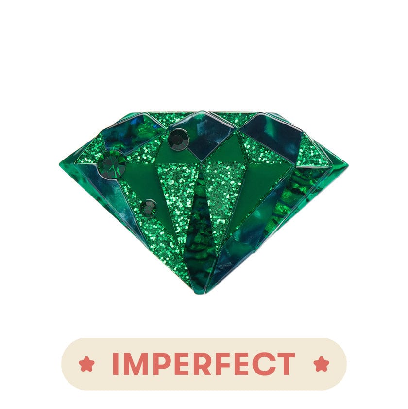 Erstwilder Emerald Brooch (IMPERFECT) IP-AG1BH15