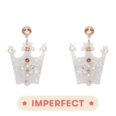 Erstwilder The Good Witch's Crown Earrings (IMPERFECT) IP-AG1EG03