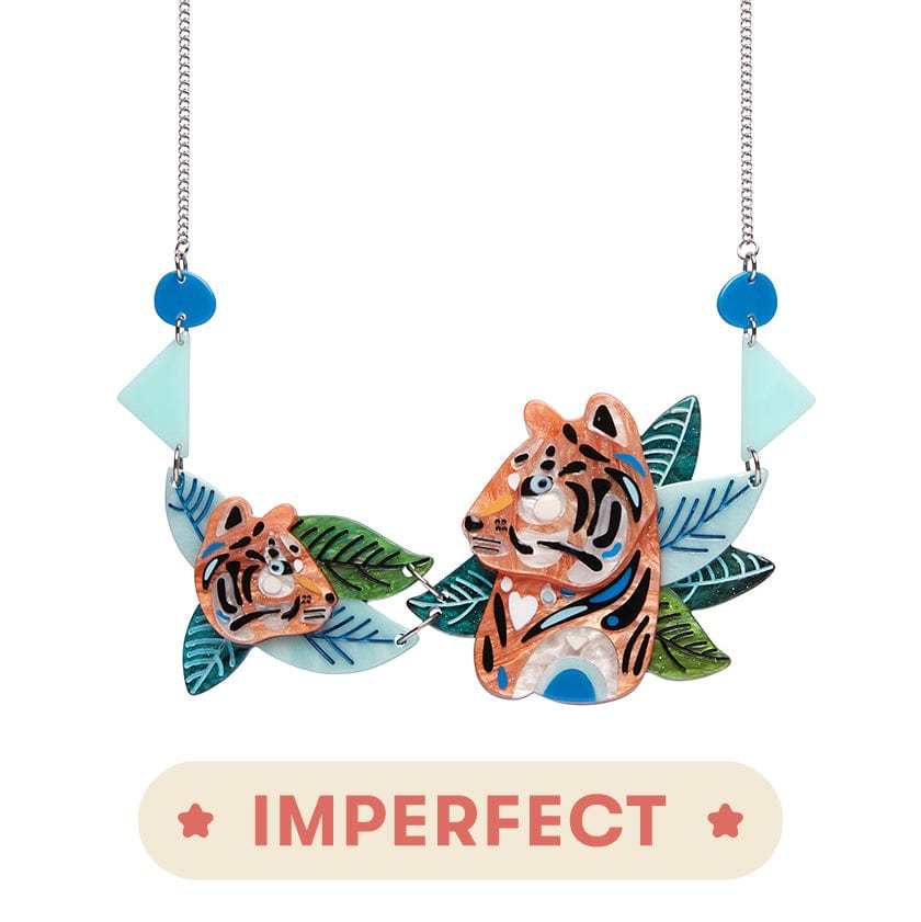 Erstwilder The Tranquil Tiger Necklace (IMPERFECT) IP-AK1NS01