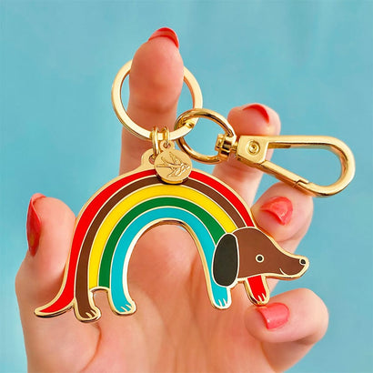 Erstwilder Rainbow Ruff Key Ring AH1KR03