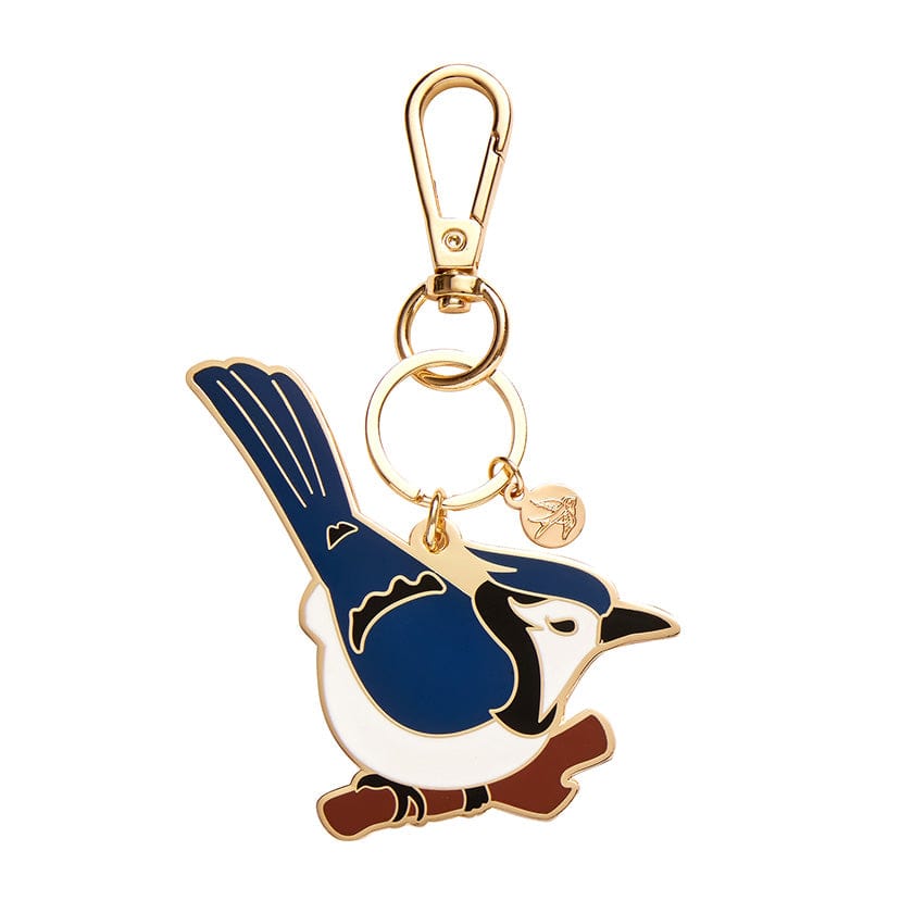 Erstwilder Blue Jay Way Key Ring AH1KR05