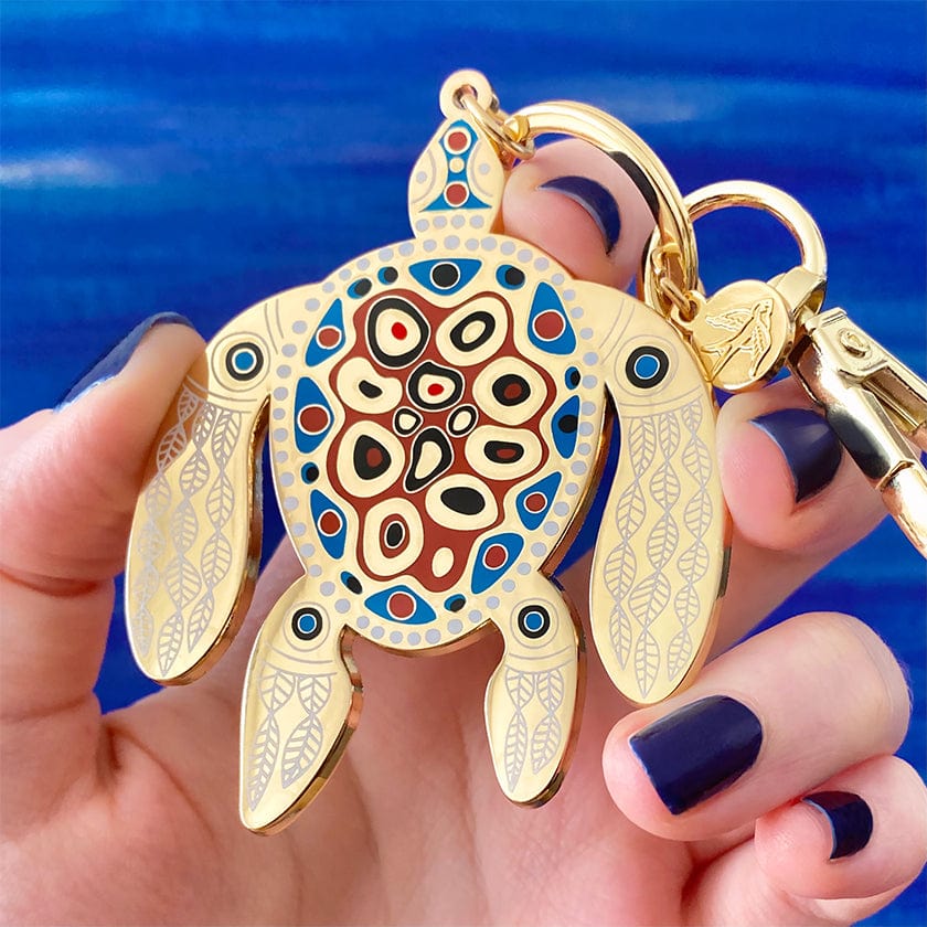 Erstwilder The Turtle 'Bungadu' Key Ring AL1KR02