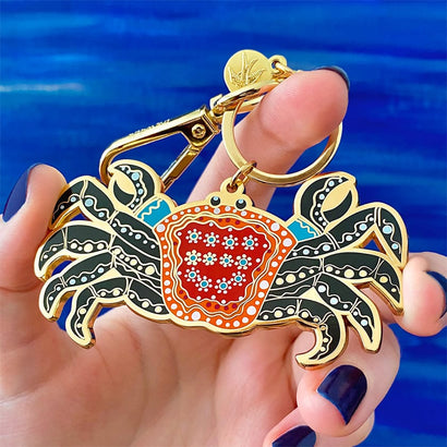 Erstwilder The Crab 'Gadambal' Key Ring AL1KR05