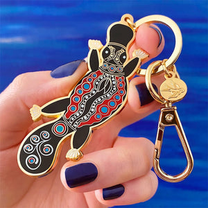 Erstwilder The Platypus 'Gugula' Key Ring AL1KR06