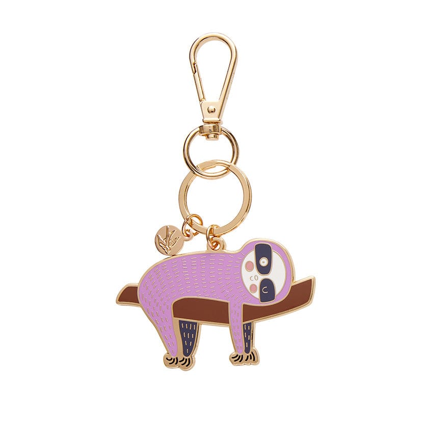 A Little Sluggish Enamel Key Ring  -  Erstwilder  -  Quirky Resin and Enamel Accessories