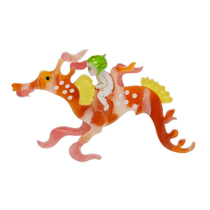 Erstwilder Leafy and the Sea Dragon Brooch BH6829-6160