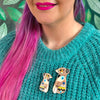 The Masterful Meerkat Brooch
