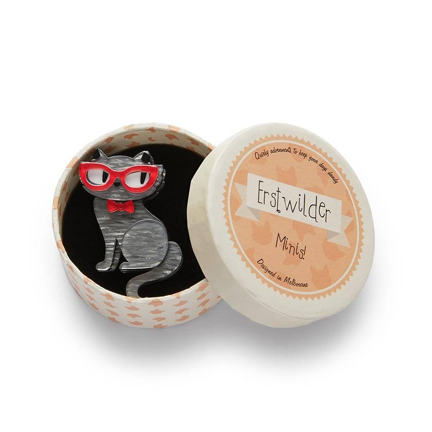 Erstwilder Elissa the Indie Cat Mini Brooch MN0002-7310