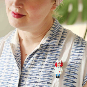 Erstwilder Raggedy Annie Mini Brooch MN0015-8010