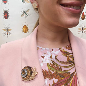 Erstwilder Reticulated Rebel Mini Brooch MN0018-9000