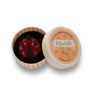 Erstwilder Lou Lou Ladybug Mini Brooch MN0021-1070