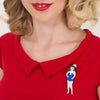 Erstwilder She Sells Sea Shells Brooch BH6641-3080