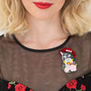 Erstwilder Feline First Mate Cat Brooch BH6644-7110