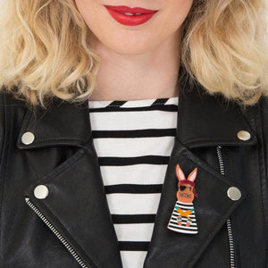 Erstwilder Anne Bunny Brooch BH6648-9061