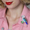 Erstwilder No Laughing Matter Kookaburra Brooch BH6664-8030