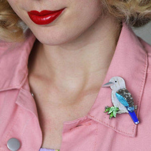 Erstwilder No Laughing Matter Kookaburra Brooch BH6664-8030