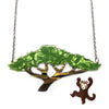 Acacia Escape Necklace and Mini Brooch Set