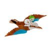 Erstwilder Mr. Kookaburra Brooch BH6826-9030
