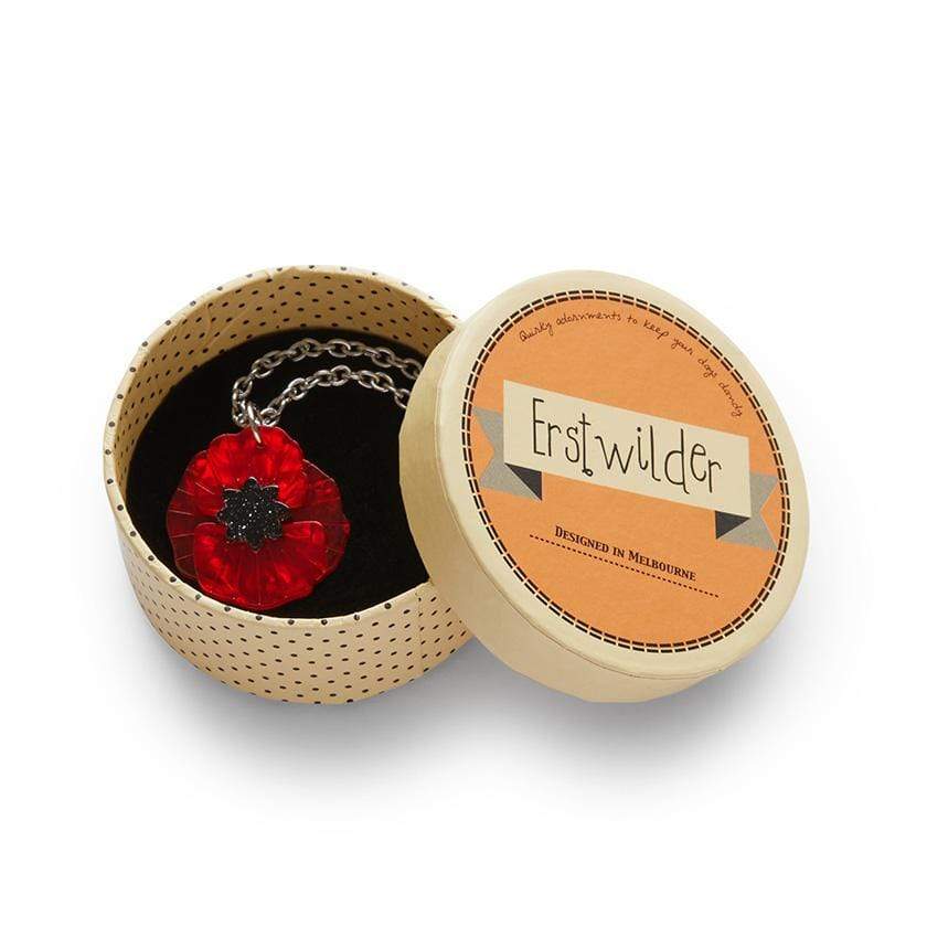 Erstwilder Poppy Field Mini Pendant Necklace N5033-1000