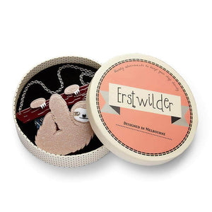 Erstwilder Sybil the Sloth Necklace N6678-8112