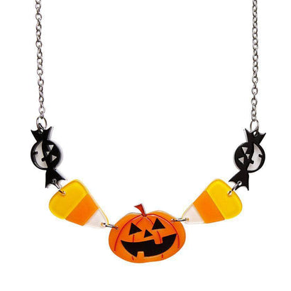 Erstwilder No Tricks Halloween Necklace N6746-6170