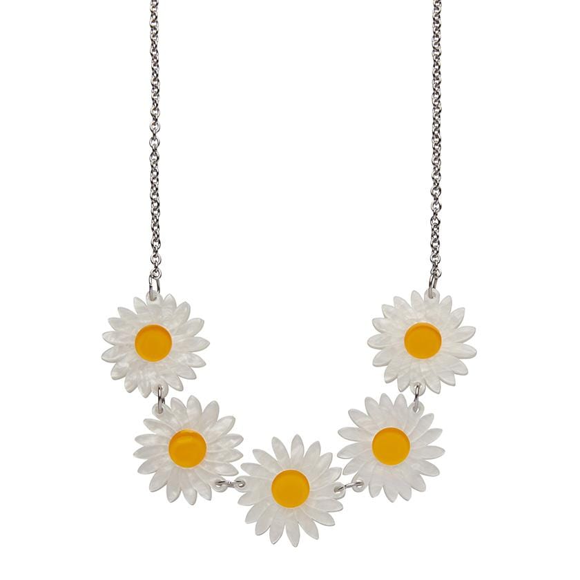 Real daisy deals necklace