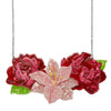 Tickled Pink Flower Necklace (Large)
