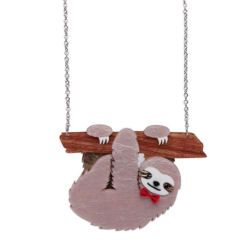 Erstwilder Cyril the Sloth Necklace N7137-8112