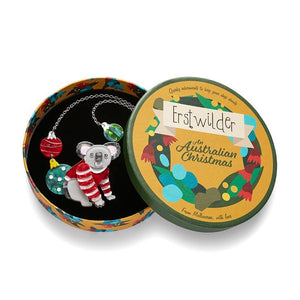 Erstwilder Comfy Christmas Koala Necklace N7430-7100