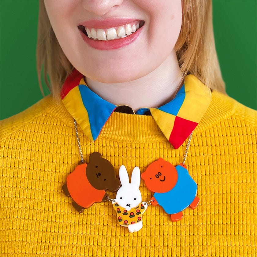 Erstwilder Miffy and Friends Necklace NSAT102