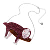 A Little Sluggish Necklace  -  Erstwilder  -  Quirky Resin and Enamel Accessories