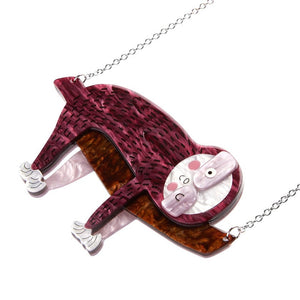 A Little Sluggish Necklace  -  Erstwilder  -  Quirky Resin and Enamel Accessories