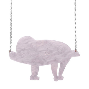 A Little Sluggish Necklace  -  Erstwilder  -  Quirky Resin and Enamel Accessories