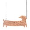 Long Dog Necklace  -  Erstwilder  -  Quirky Resin and Enamel Accessories