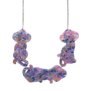 Le Chat Miaule Necklace  -  Erstwilder  -  Quirky Resin and Enamel Accessories