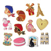 Paris Holiday Enamel Pin Pack - 12 Piece