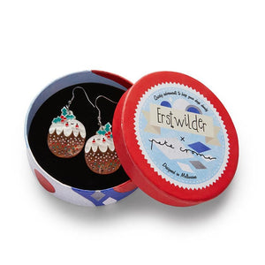 Erstwilder Plum Puddie Earrings E7158-9181