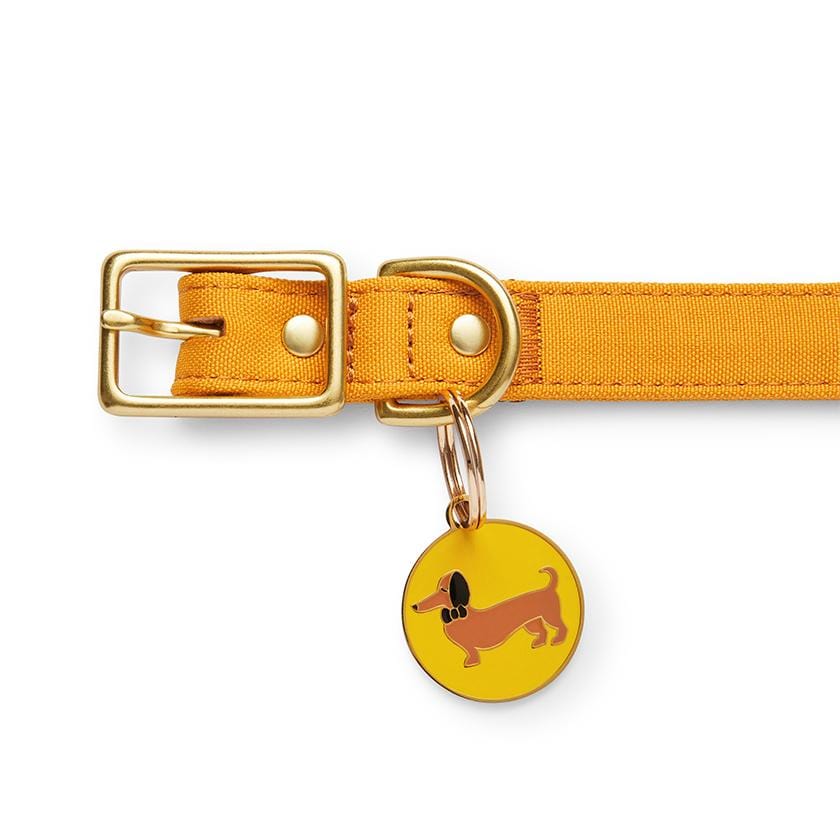 Spiffy the Supportive Dog Enamel Key Ring – Erstwilder