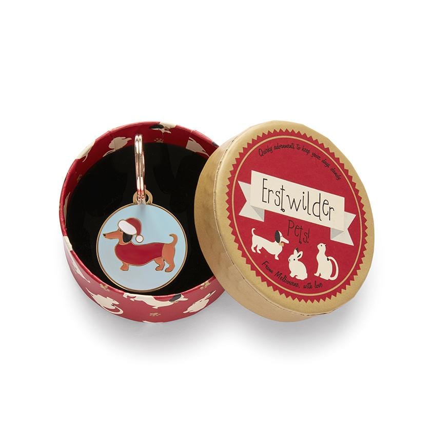 Erstwilder Christmas Spiffy Enamel Pet Charm PET0001-3200