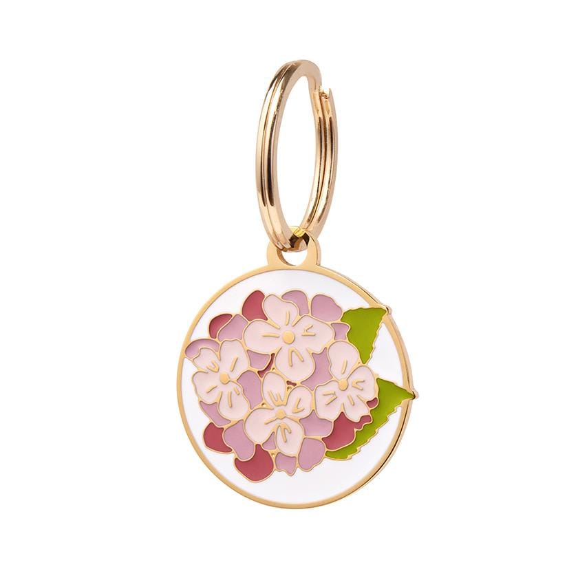 Erstwilder Heartfelt Hydrangea Enamel Pet Charm PET0006-2100