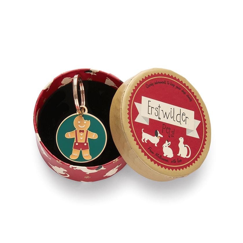 Erstwilder The Bite Before Christmas Enamel Pet Charm PET0002-4000