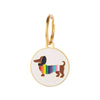 Spiffy the Supportive Dog Enamel Charm