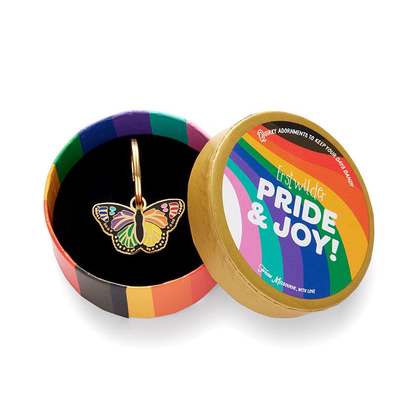 Erstwilder Pride & Joy Prince of Pride Butterfly Enamel Charm AD1PC03