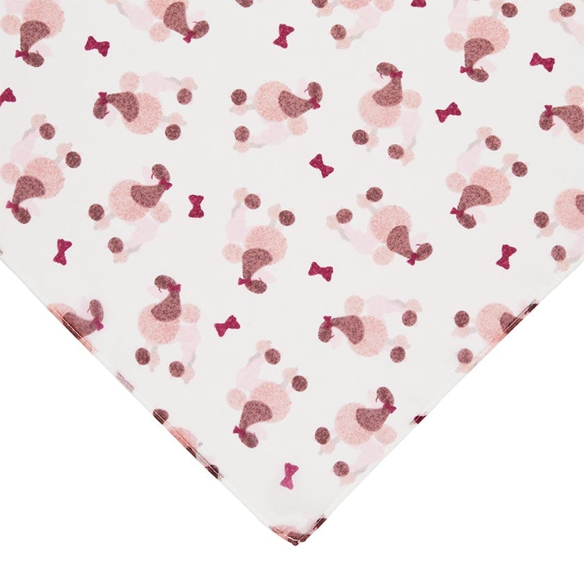 Erstwilder Paris Holiday Madame Caniche Head Scarf - White PH1042