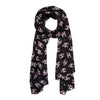 Erstwilder Paris Holiday Madame Caniche Large Neck Scarf - Black PH1045