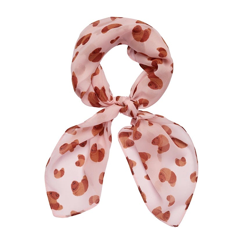 Pink hair scarf on sale