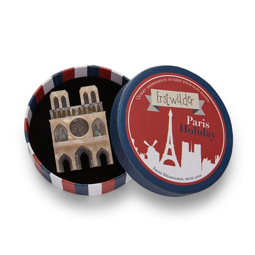 Erstwilder Paris Holiday Our Lady of Paris Brooch PH1B01